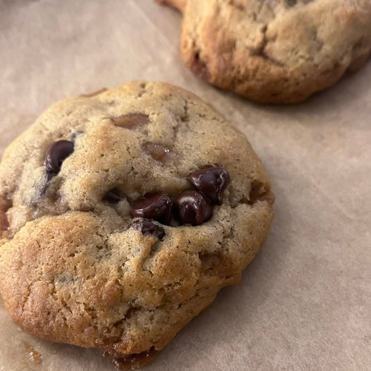 GF Chocolate Chunk Toffee Crunch Cookies